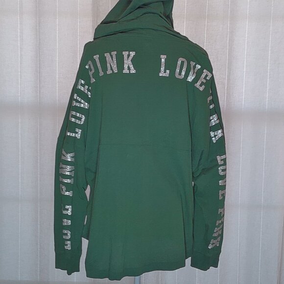 PINK by Victoria Secret Long Sleeve Hooded Tunic Size XL - Picture 2 of 7